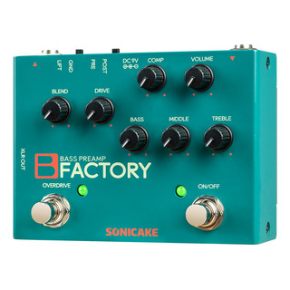 Pedal De Bajo Sonicake B Factory Analog Preamp Comp Overdriv Pedal De Bajo Sonicake B Factory Analog Preamp Comp Overdriv
