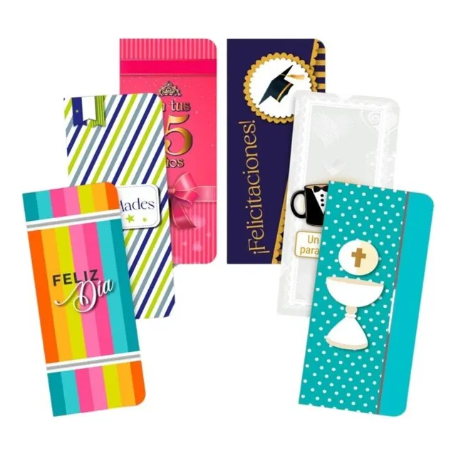 Tarjetas Para Regalar Dinero X6 Unid. Matrimonio Graduacion