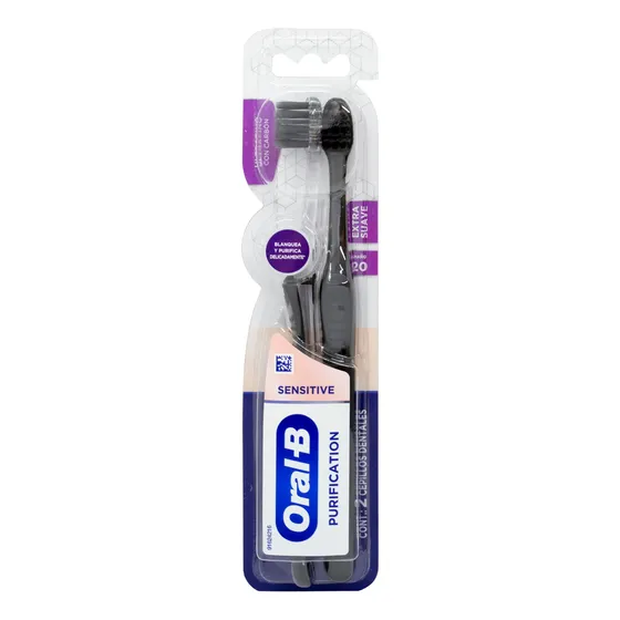 Oral-b Sensitive Purification Cepillo De Dientes Pack X2