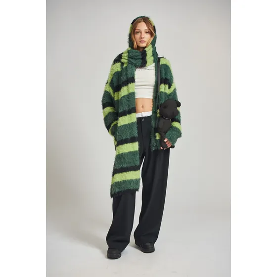 Cardigan Slug Oversize Tejido De Mujer 47 Street