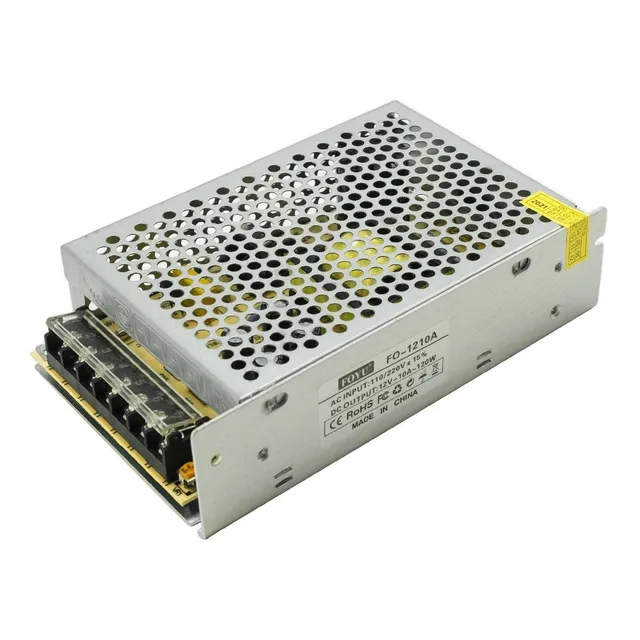 Fuente Transformador 220v A 12v 10a Hasta 120w Led Cctv