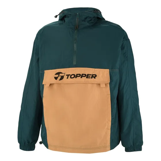 Topper Hoodie 1-2 Zip Ng Urb Petroleo Gulf
