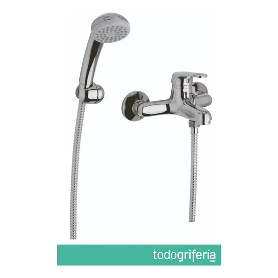 Griferia Fv Baño Ducha Monocomando Fv Arizona 310/B1-CR Plateado Cromado
