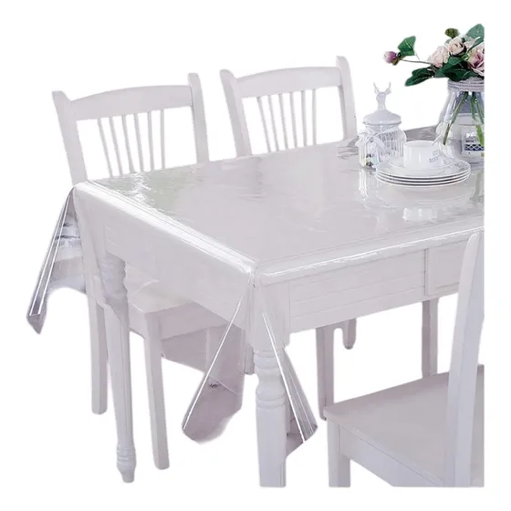 Mantel Transparente 140 X 200 Cubremantel Cristal Pvc