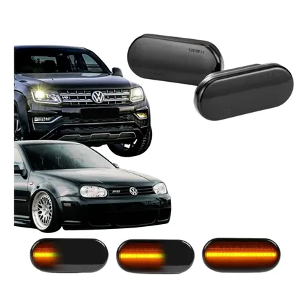 Pisca Seta Lateral Golf Amarok Polo Passat Bora Vw Lanterna Fumê