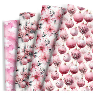 Dtiafu Pink Christmas Wrapping Paper Bundle 4 Papel De Envol Dtiafu Pink Christmas Wrapping Paper Bundle 4 Papel De Envol