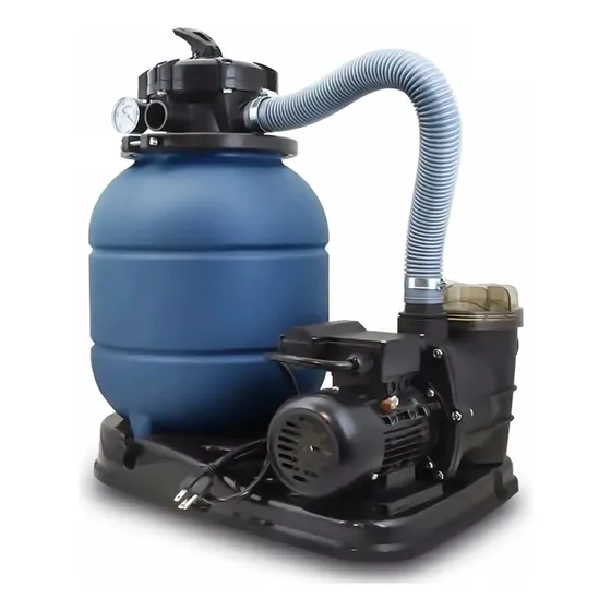 Combo Motor Bomba 1/4 Hp Y Filtro De Arena De 12puLG Piscina