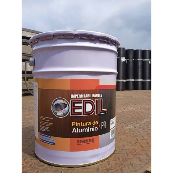 Pintura Aluminizada Edil® P/ Techos Mantos Asfalticos