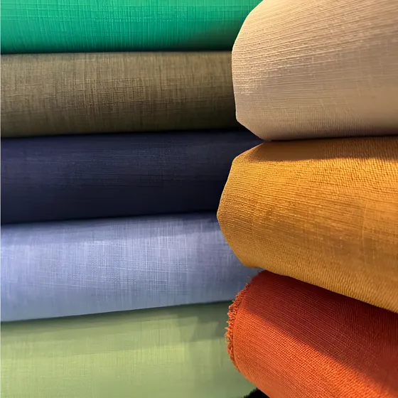 1m Tecido Linho Com Viscose Rustico - Varias Cores