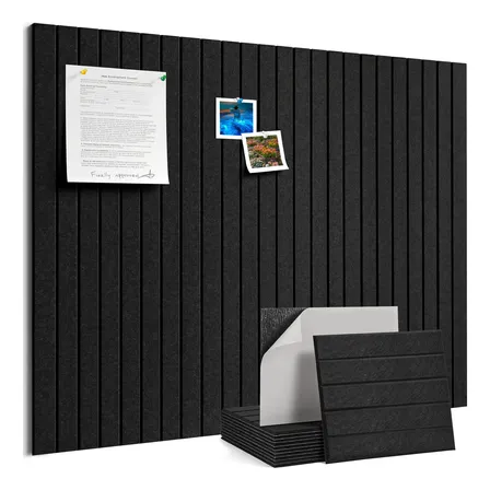 Kit 6 Placas Cortiça Adesivo Painel Decorativo Quadro Avisos