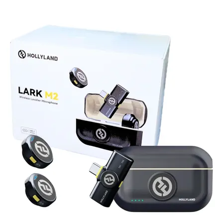 Microfone Hollyland Lark M2 Duo Duplo Usb-c - Original Preto