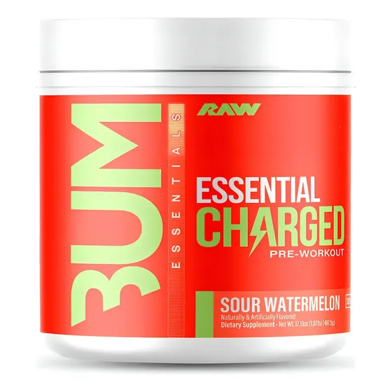 Pre Entreno Raw Nutrition Cbum Essential Charged 25 Serv Sabor Sour Watermelon