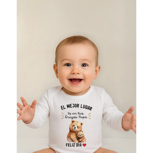 Body Para Bebe Regalo Día Del Padre Feliz Día Pa Papá 
