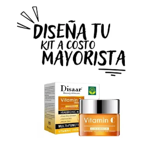 Crema Facial Aclarante Antiedad Acido Hialuronico Disaar
