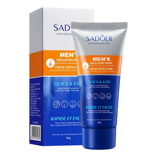 Creme Depilatório Masculino Barba Facial Axila Peito Perna D Creme Depilatório Masculino Barba Facial Axila Peito Perna D