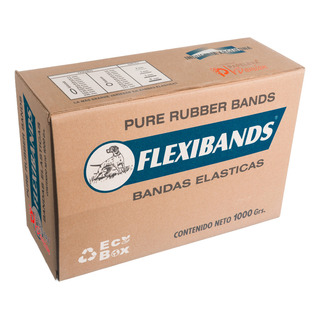 Banditas Elásticas Bandas Flexibands Caja 1kg Latex 40mm Banditas Elásticas Bandas Flexibands Caja 1kg Latex 40mm