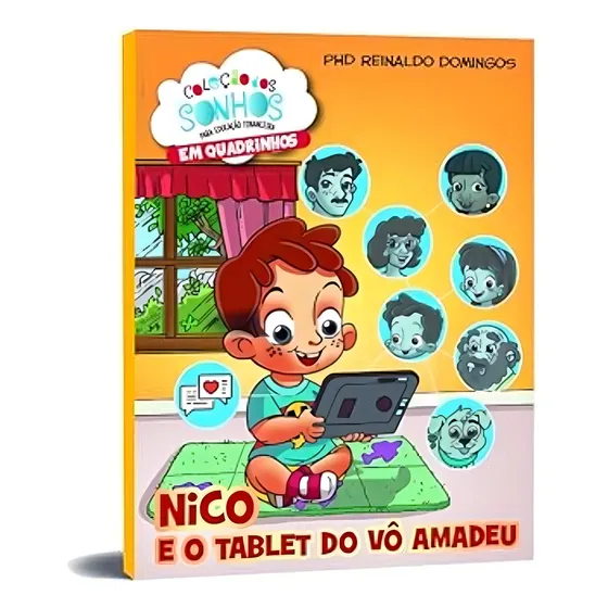 Nico E O Tablet Do Vô Amadeu, De Domingos, Reinaldo. Coleção Sonhos Em Quadrinhos, Vol. 1. Editorial Editora Dsop, Capa Mole, Edição 1 Em Português, 2021