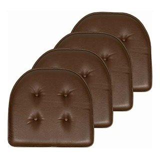 Sweet Home Collection Chair Cushion Memory Foam Pads Faux Sweet Home Collection Chair Cushion Memory Foam Pads Faux