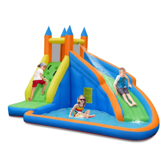 Honey Joy Tobogan Inflable Agua Casa Rebote Para Niño Largo
