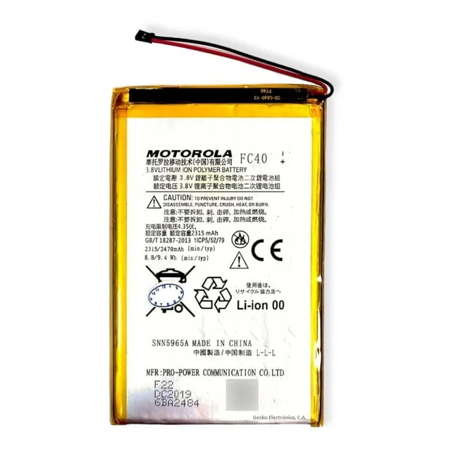 Bateria Pila Motorola Fc40 Xt1540 Xt1541 Xt1548 Moto G3