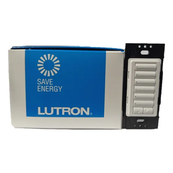 Lutron Botonera Seetouch (lote Varias Piezas)