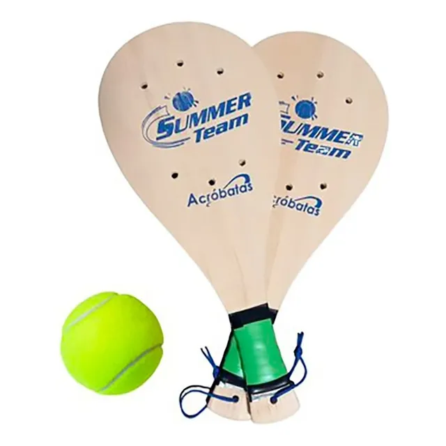  Par De Raquetas Paletas De Playa + Pelota