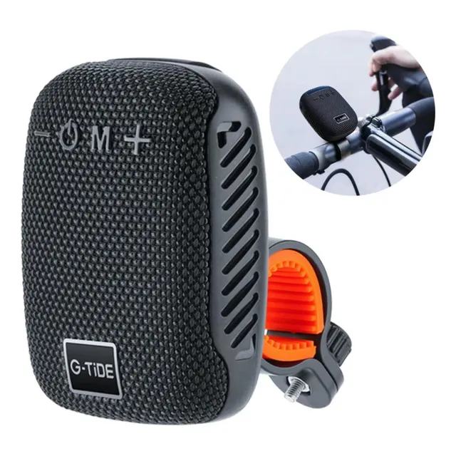 Bocina G-tide Sv01 Bluetooth Con Soporte Bici O Moto Azul Color Azul Petróleo