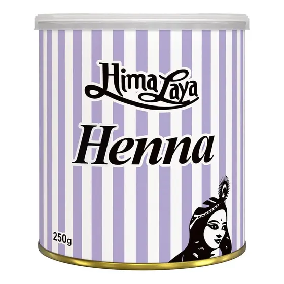 Kit Coloração Henna Dourado Pó Himalaya 250g C/ 4 Unidades