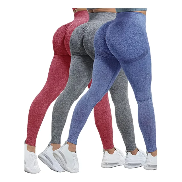 Leggins Deportivos Para Damas Levanta Cola (3 Unidades)