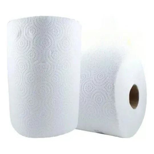 Rollo De Cocina Doble Hoja Blanco 140 Paños C/u X 4 Rollos