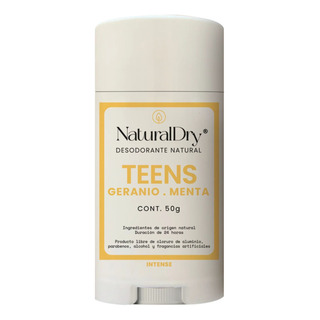 Desodorante Naturaldry Teens Geranio-menta En Barra Desodorante Naturaldry Teens Geranio-menta En Barra