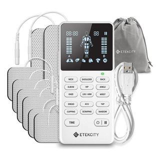 Etekcity - Estimulador Muscular Tens Unit Recargable 4 Canal Etekcity - Estimulador Muscular Tens Unit Recargable 4 Canal