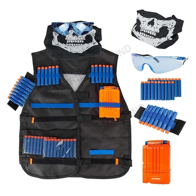 Kit De Chaleco Táctico Para Niños Para Nerf Guns N-strike