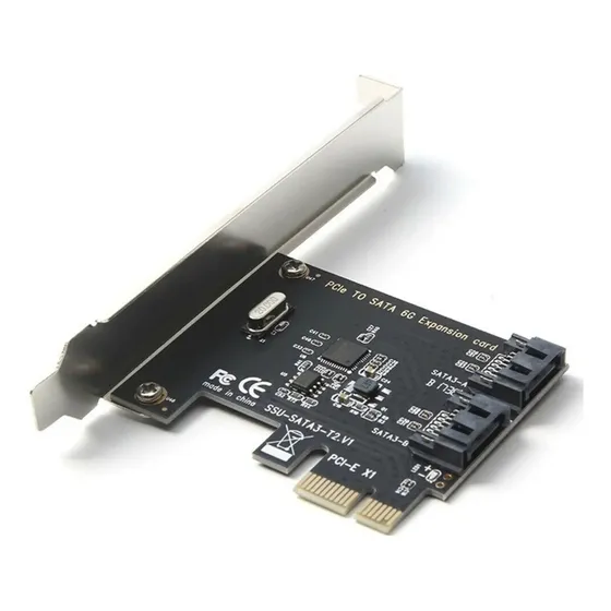 Adaptador Expansor Pci-e 3.0 X1 Hacia 2 Puertos Sata