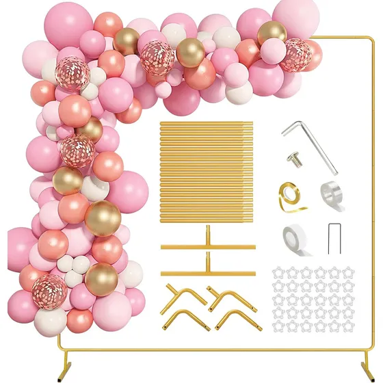 Bases Cuadradas Para Globos Soporte Para Decoración 2.4m