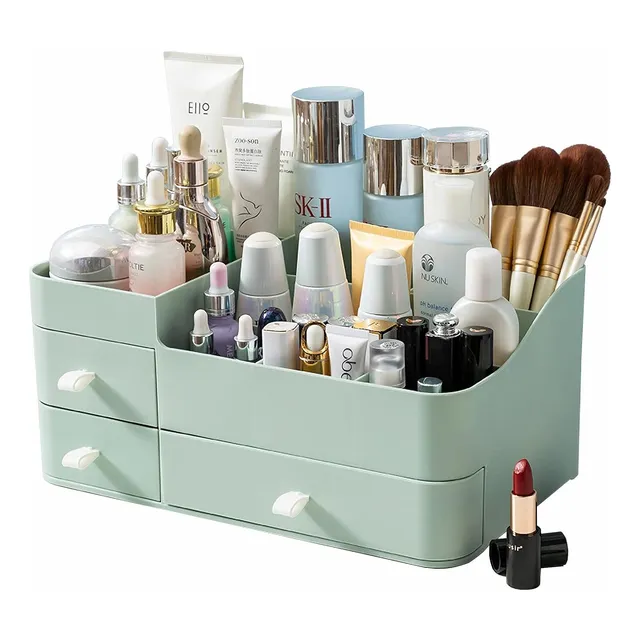 Organizador De Maquillaje Grande Con Cajones Para Vanity