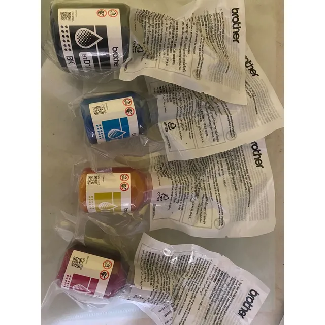Kit De 4 Tintas Para Impresoras Brother Originales