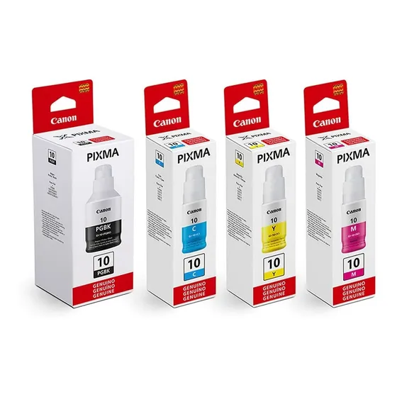 Kit Tinta Original Canon Gi-10 G6010 G7010 Gi10 - 04 Cores