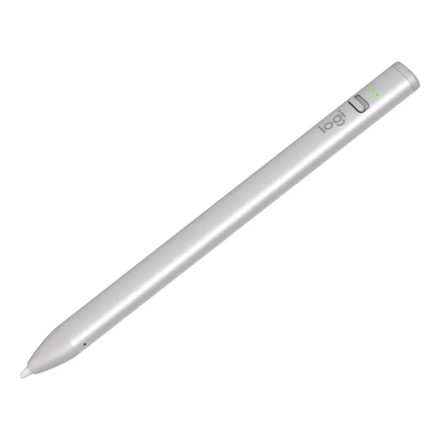 Lápiz Digital Logitech Crayon Para iPad Con Usb-c Plateado