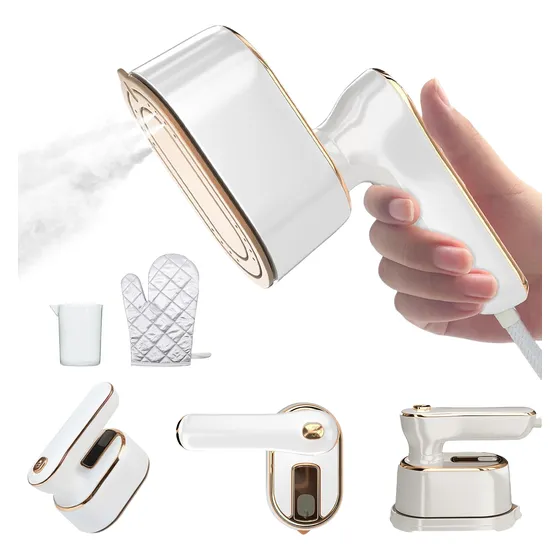 Plancha Vapor Para Ropa 1100w Vertical Mini Y Portátil Viaje