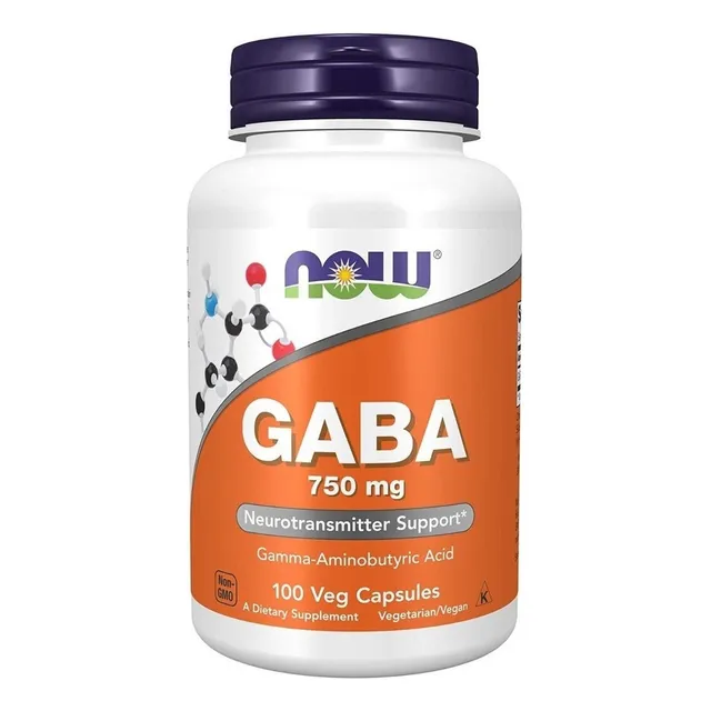 Gaba 750 Mg X 100 Cápsulas Veganas - Now Foods