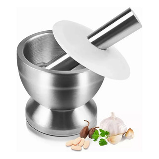 Pilão E Pilão De Aço Inoxidável Pilão E Pilão De Aço Inoxidável