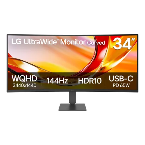 Monitor LG 34wr55qc-b 34-inch Curved Ultrawide Wqhd Hdr10