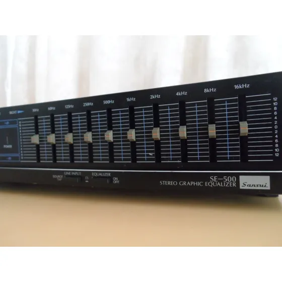 Ecualizador Sansui Se 500 Hecho En Japon Vintage Ref 125v