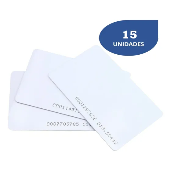 Carnet Tarjeta Proximidad Imprimible Kit 15 Unidades