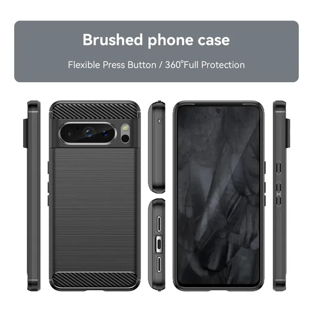 Funda Tpu Carbono Para Google Pixel 3 3xl 4a 6a 7 8 Pro 5g 