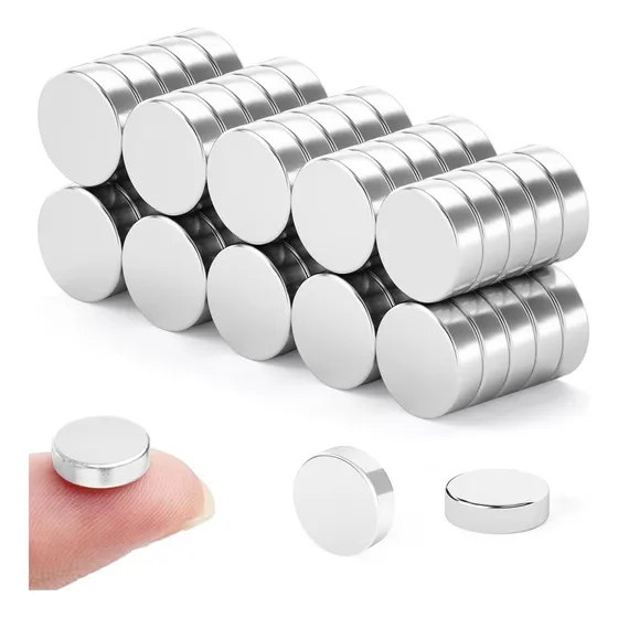 50 Imanes De Neodimio Superfuertes De 10 X 3 Mm