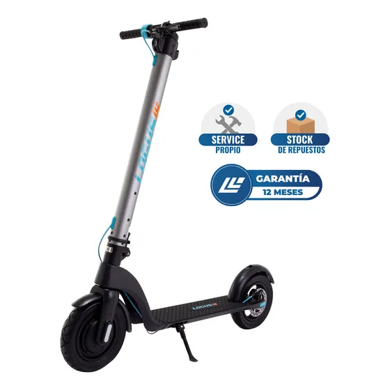 Monopatin Electrico Logus L7promax 700watts 10 Pulgadas 6cuo Color Plata