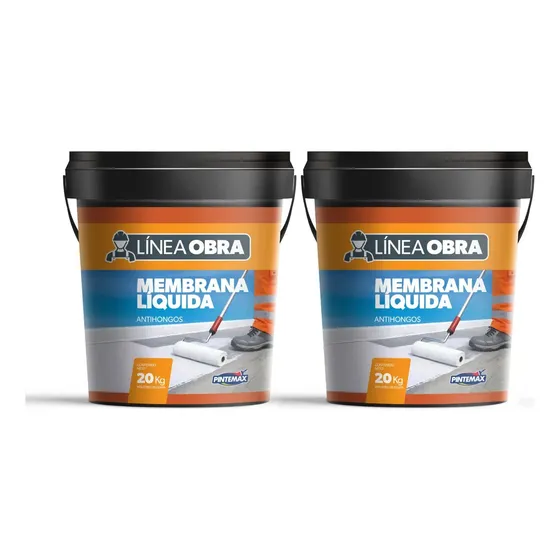 Membrana Liquida 20kg + 20kg La Mas Vendida Del Color Blanco | Cuotas sin interés
