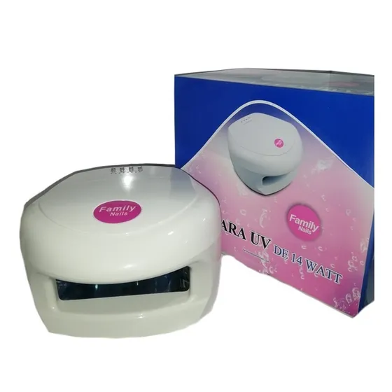 Lampara Family Nails Uv 14 Watt Nueva Somos Tienda